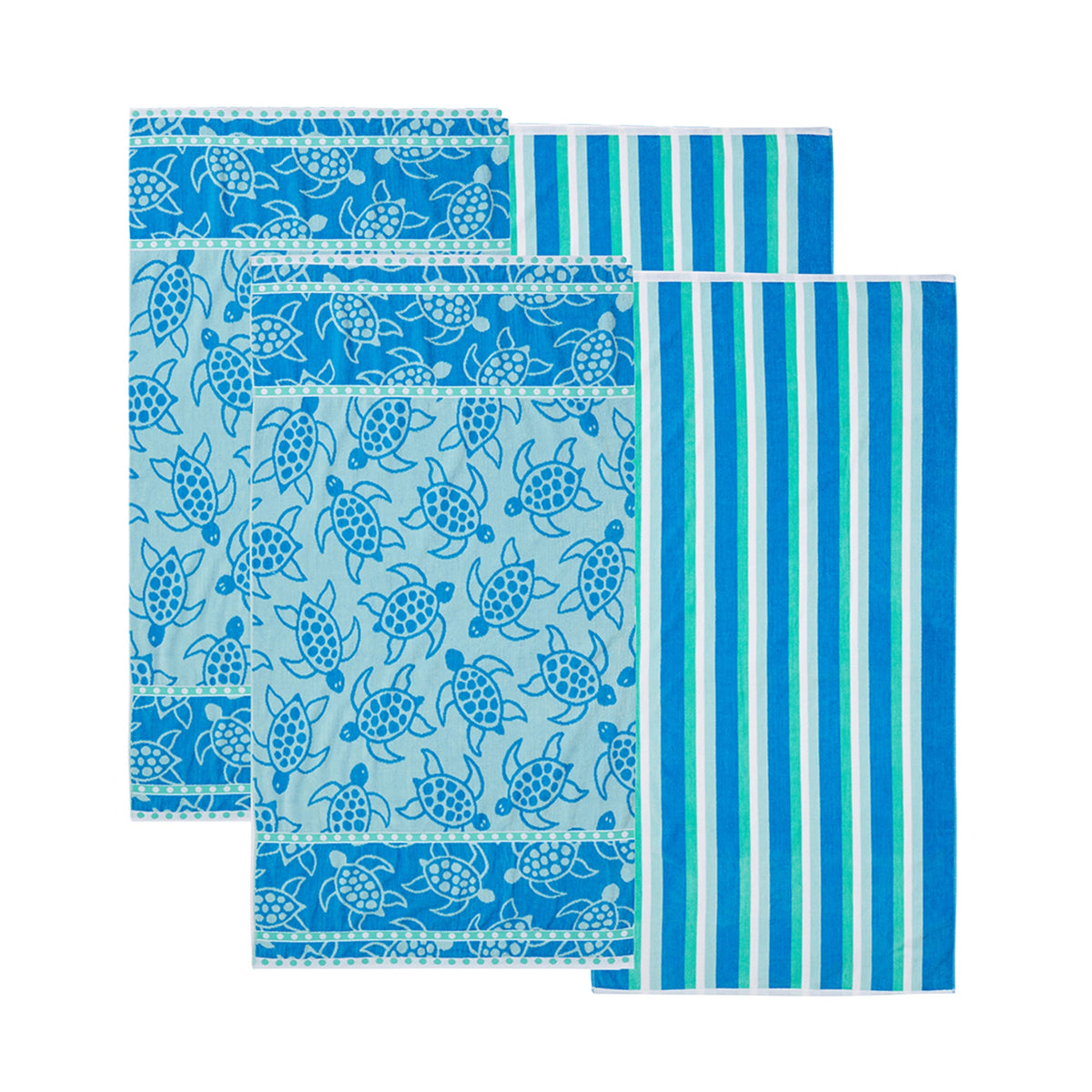 Maui Cotton Velour Printed Beach Towels