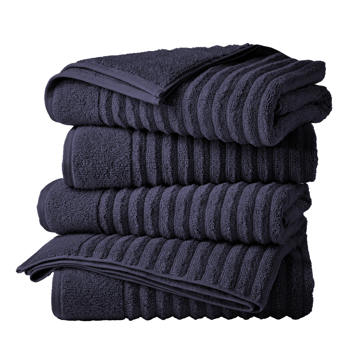 Karina Ribbed Combed Cotton Towel Collection