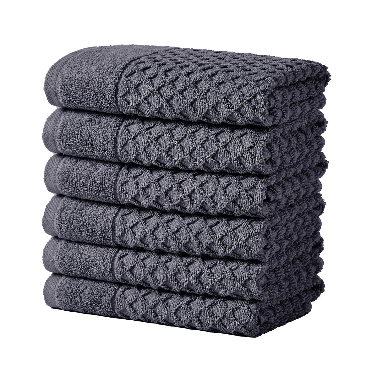 Grayson Cotton Diamond Waffle Towel Collection