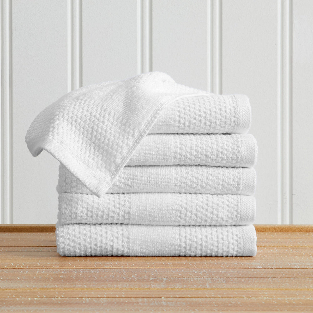 Marbella Textured Cotton Bath Towel Collection