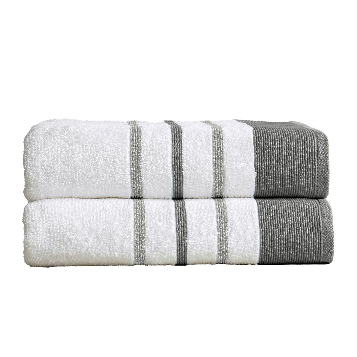 Noelle Decorative Stripe Cotton Towel Collection
