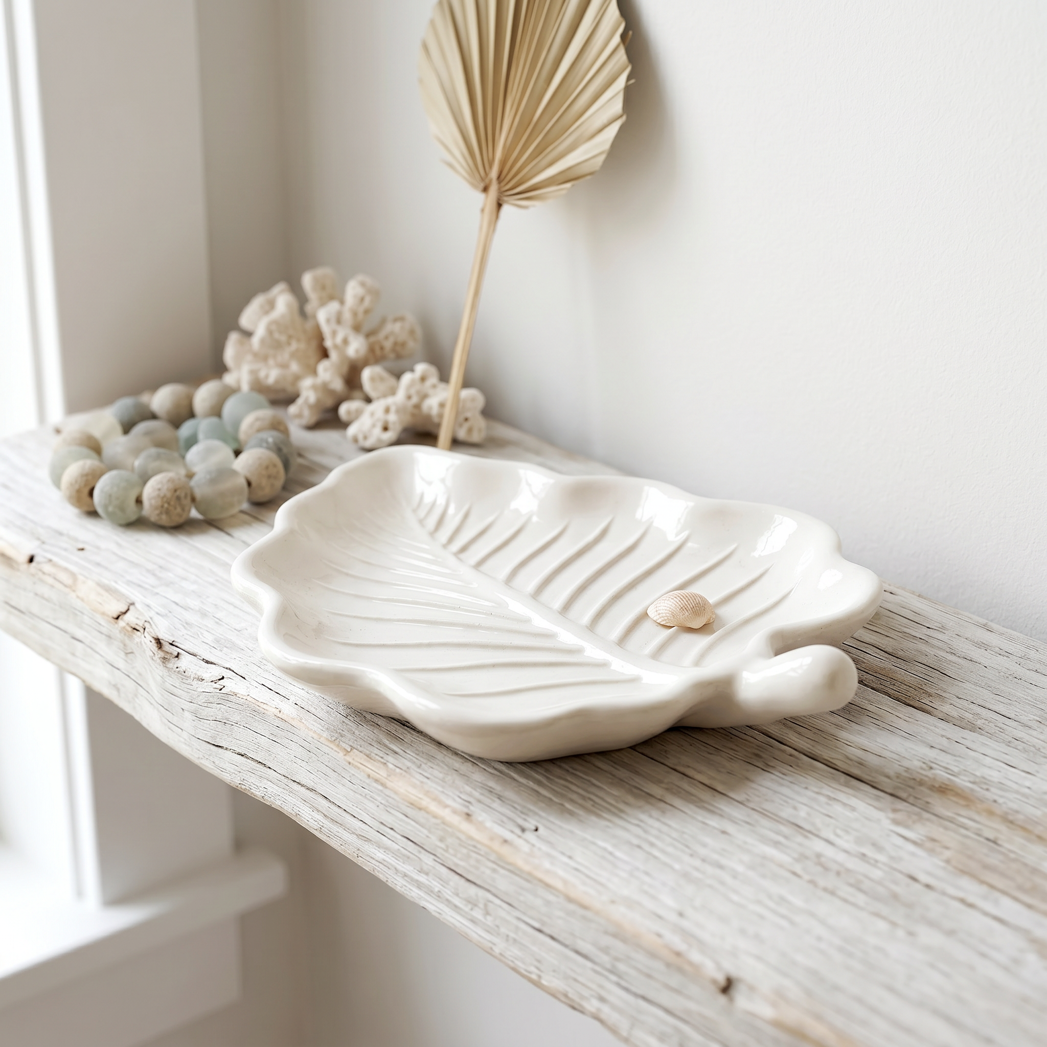 Elm Leaf Decorative Tray