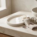 Scalloped Oval Tray