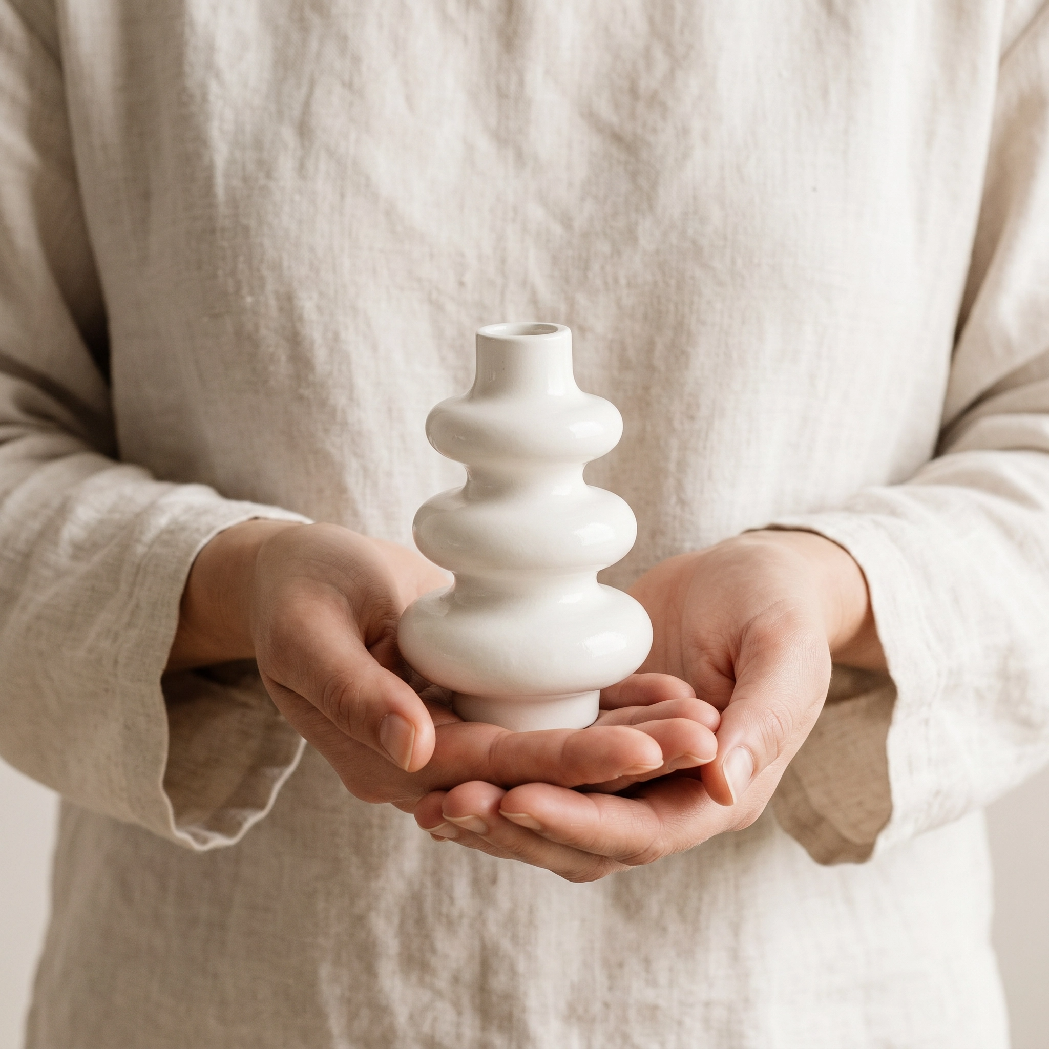 Stacked Bubble Vase