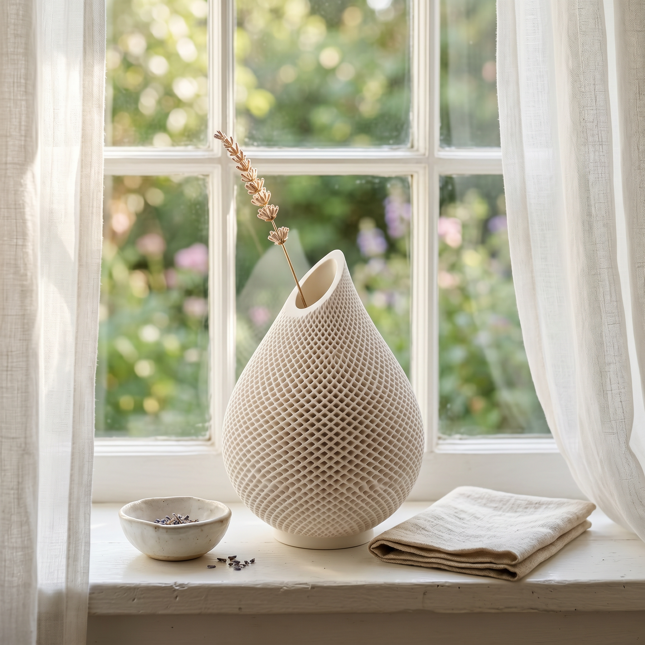 Teardrop Honeycomb Vase