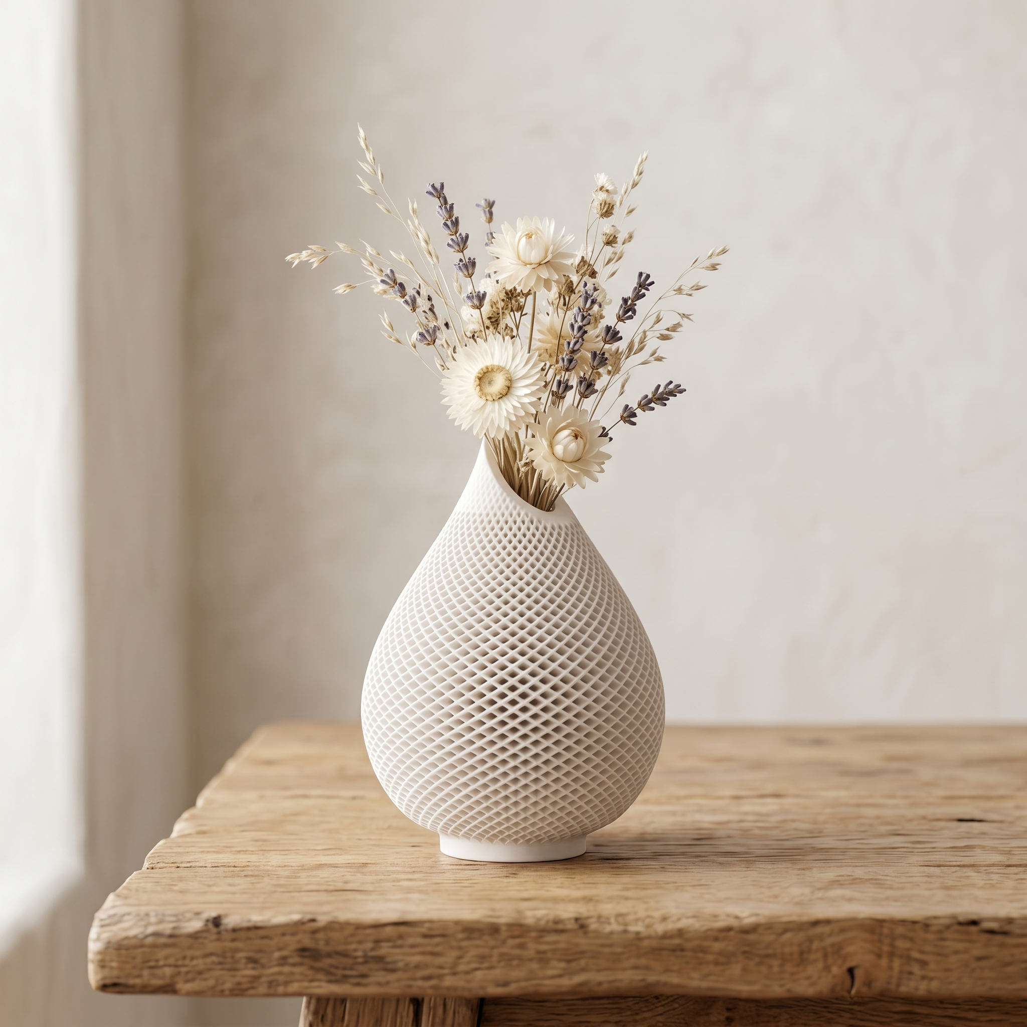 Teardrop Honeycomb Vase
