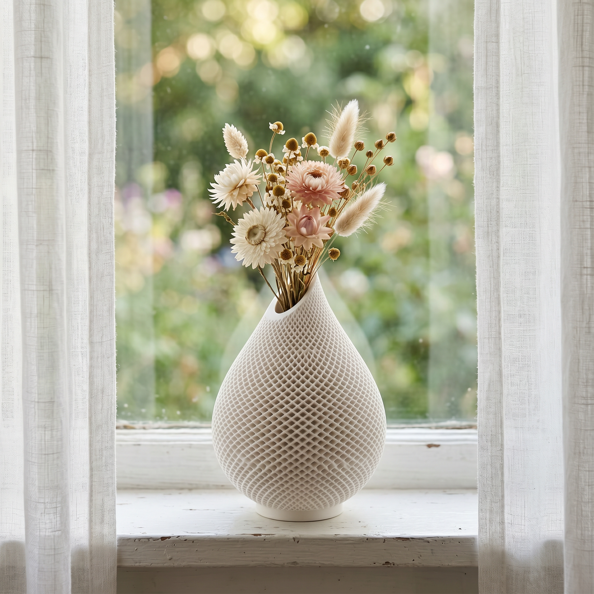 Teardrop Honeycomb Vase
