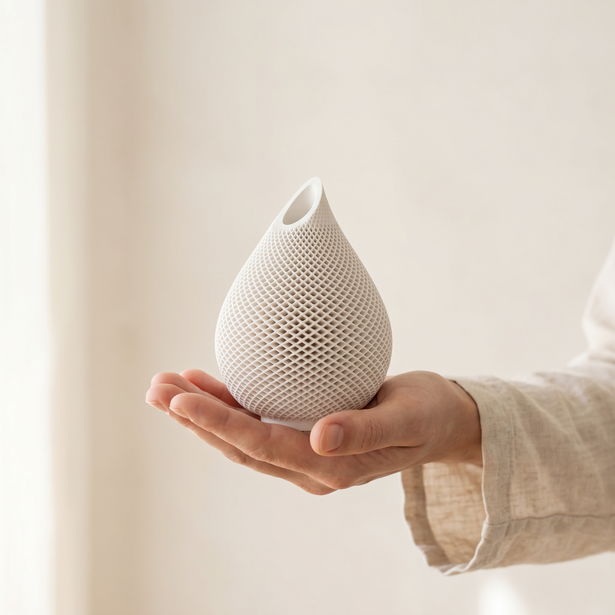 Teardrop Honeycomb Vase