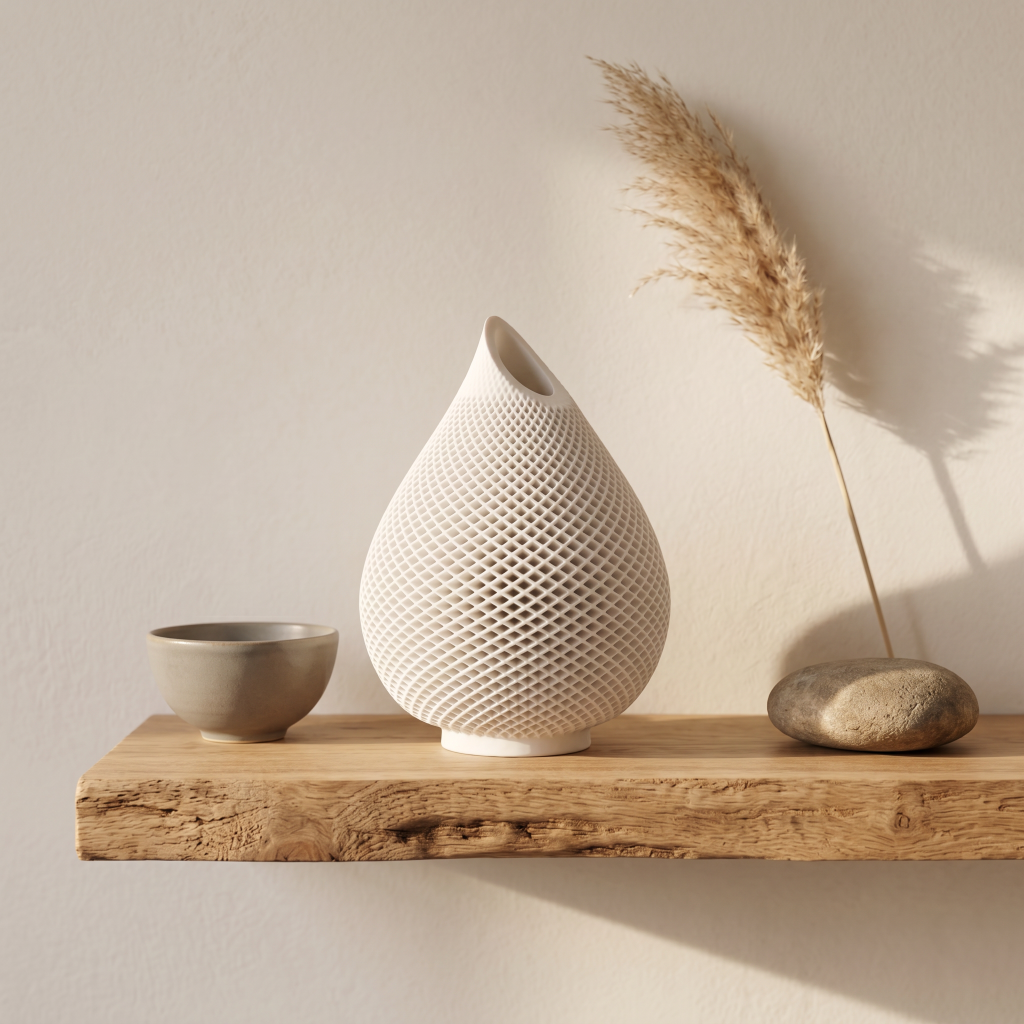 Teardrop Honeycomb Vase