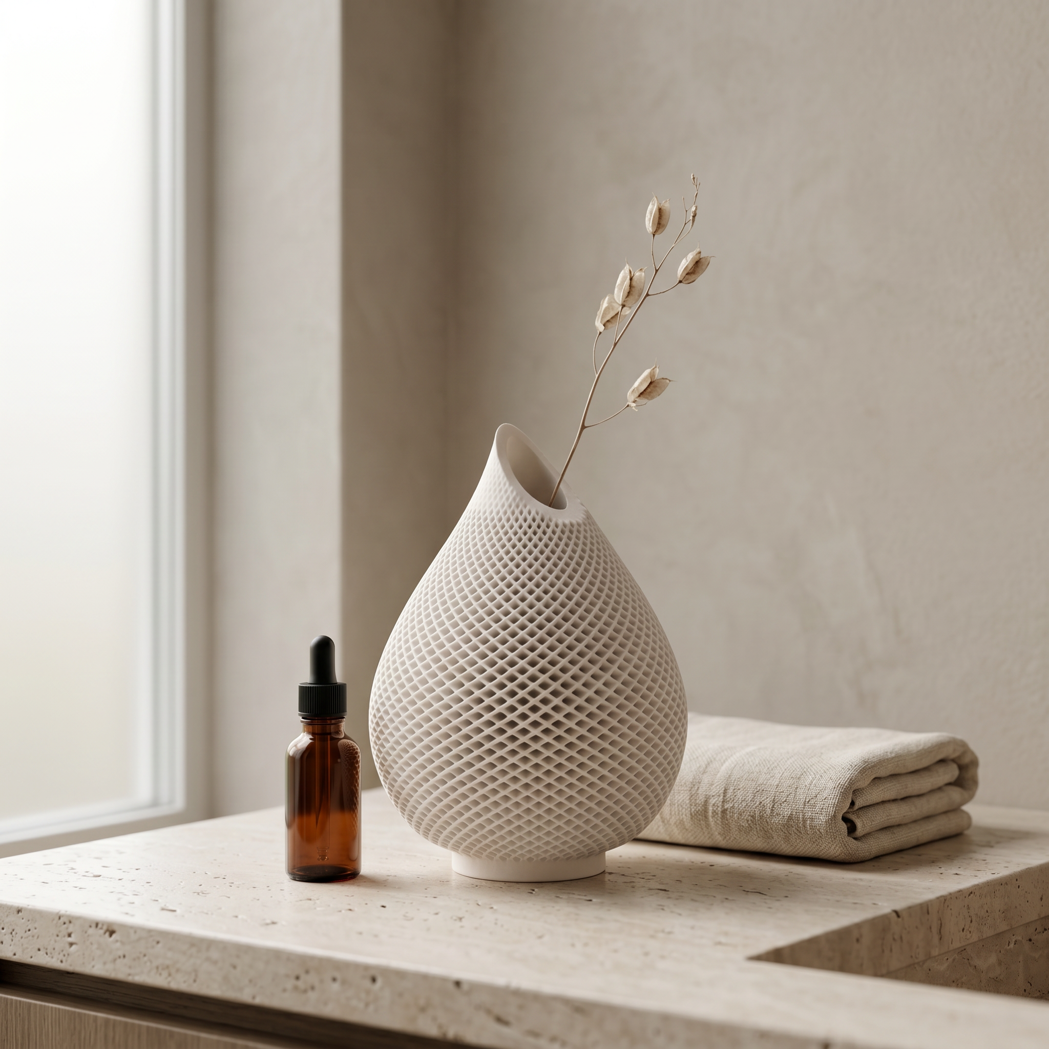 Teardrop Honeycomb Vase