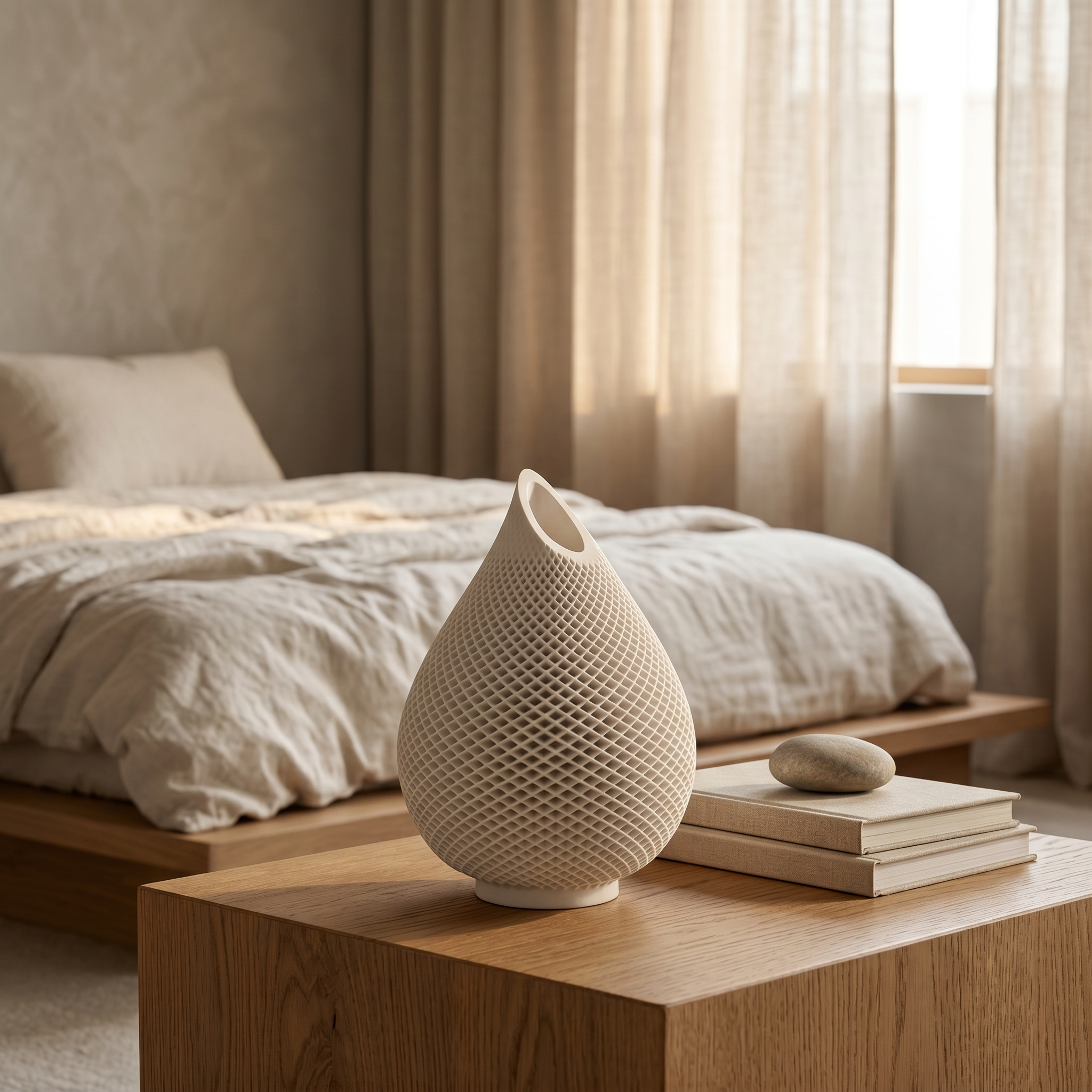 Teardrop Honeycomb Vase