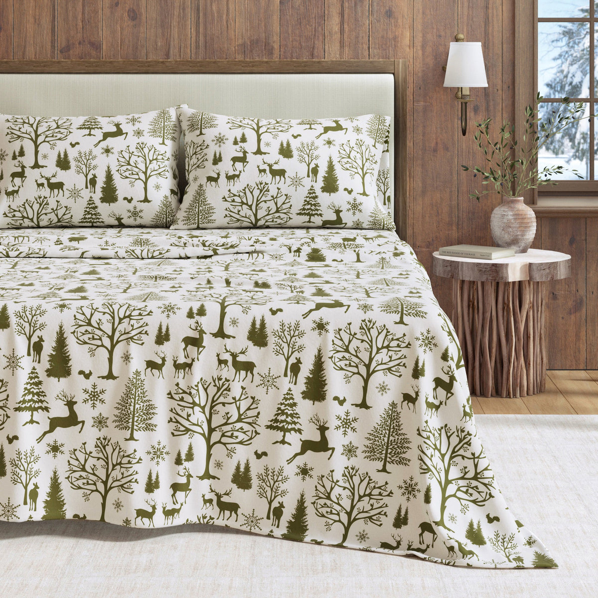 Lakeview Turkish Cotton Flannel Sheet Set