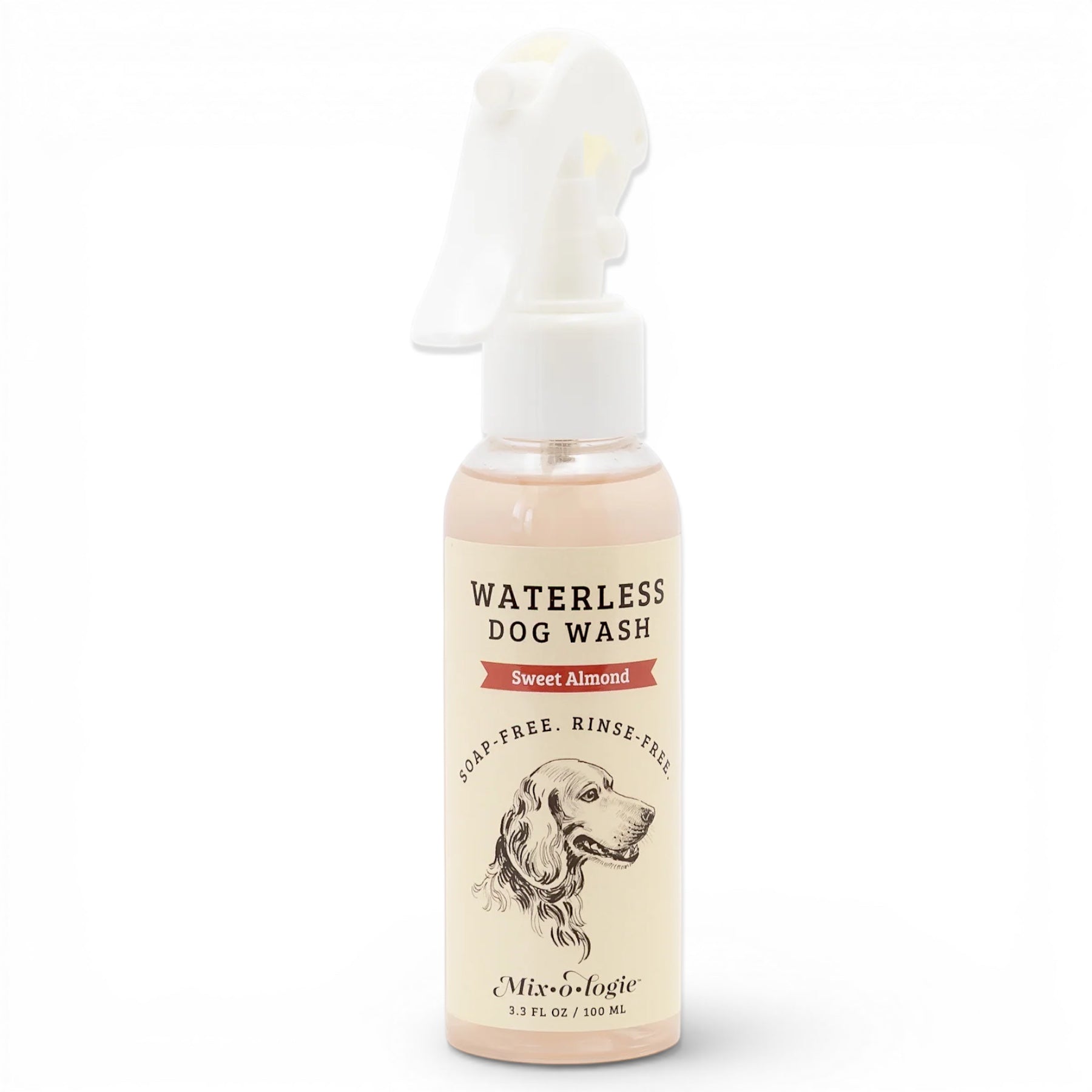 Sweet Almond waterless dog wash
