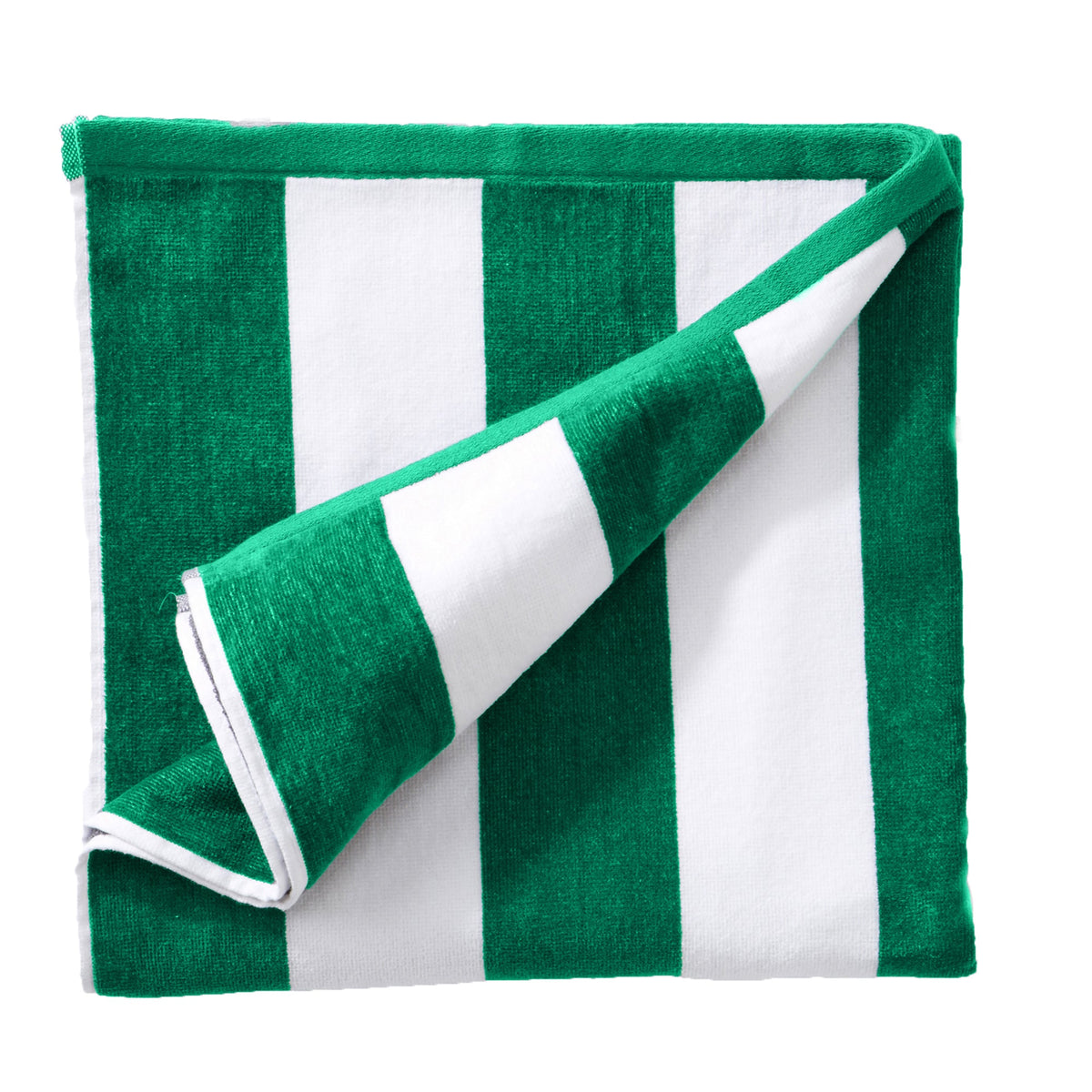 Novia Cotton Velour Cabana Stripe Beach Towels