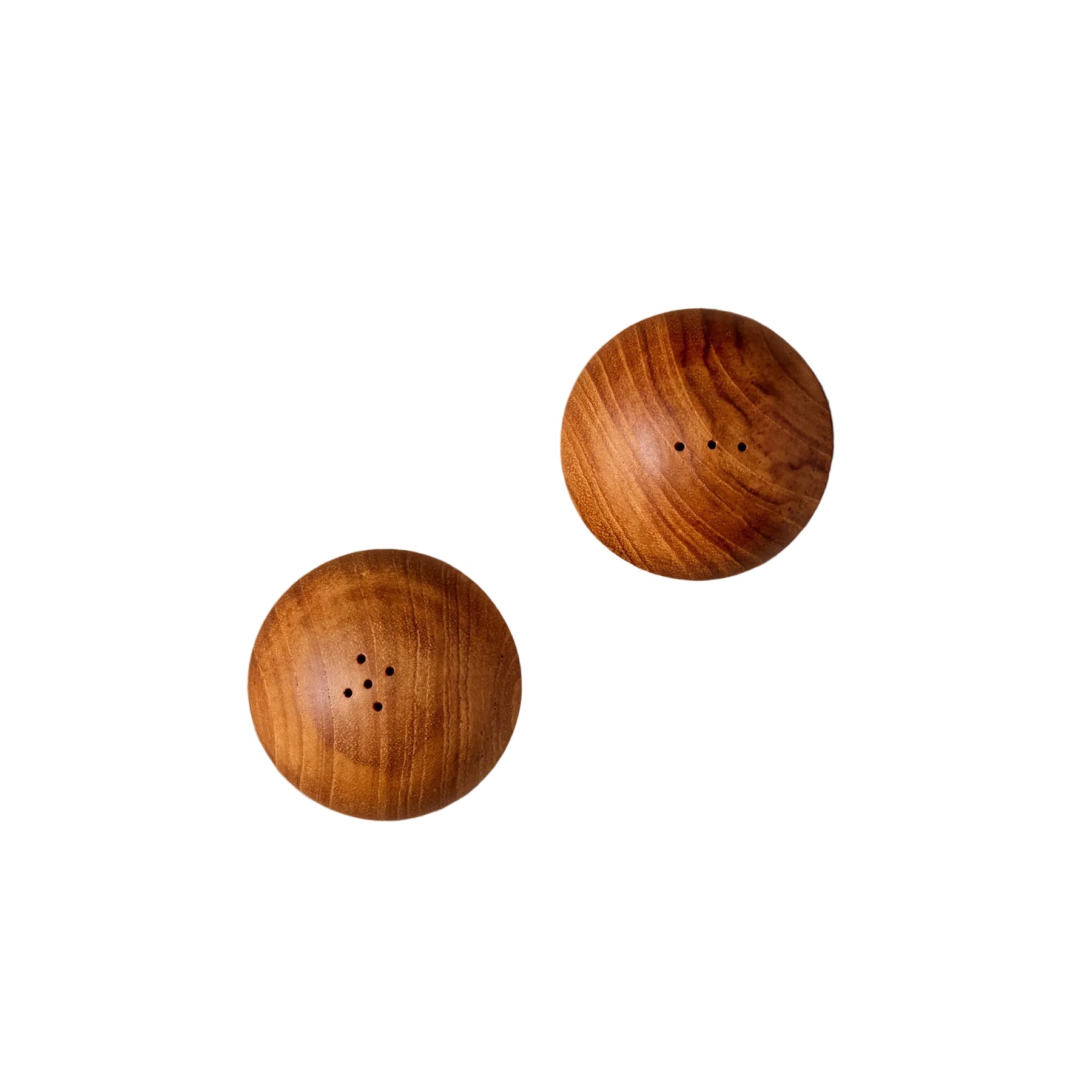 Teak Salt + Pepper Shaker Set