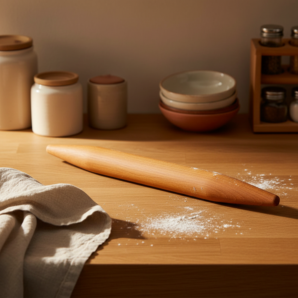 Handcrafted Teak Rolling Pin