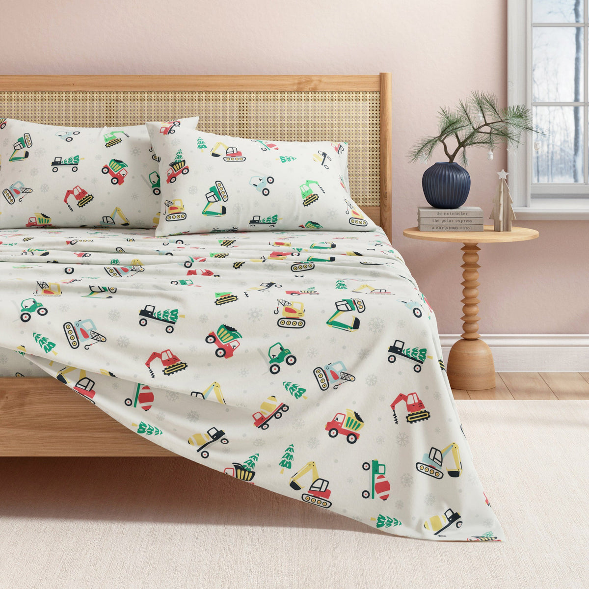 Whittaker Turkish Cotton Holiday Flannel Sheet Set