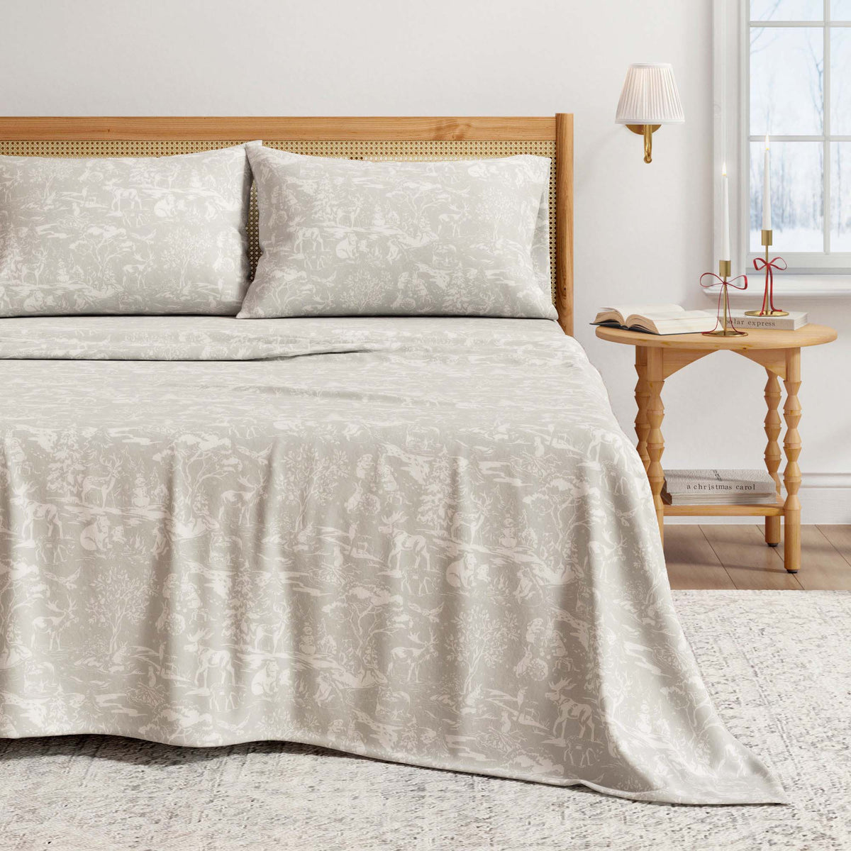 Turkish Cotton Flannel Sheet Set — Elevated Holiday Collection
