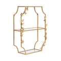 Rosella Floral Tiered Metal Shelf