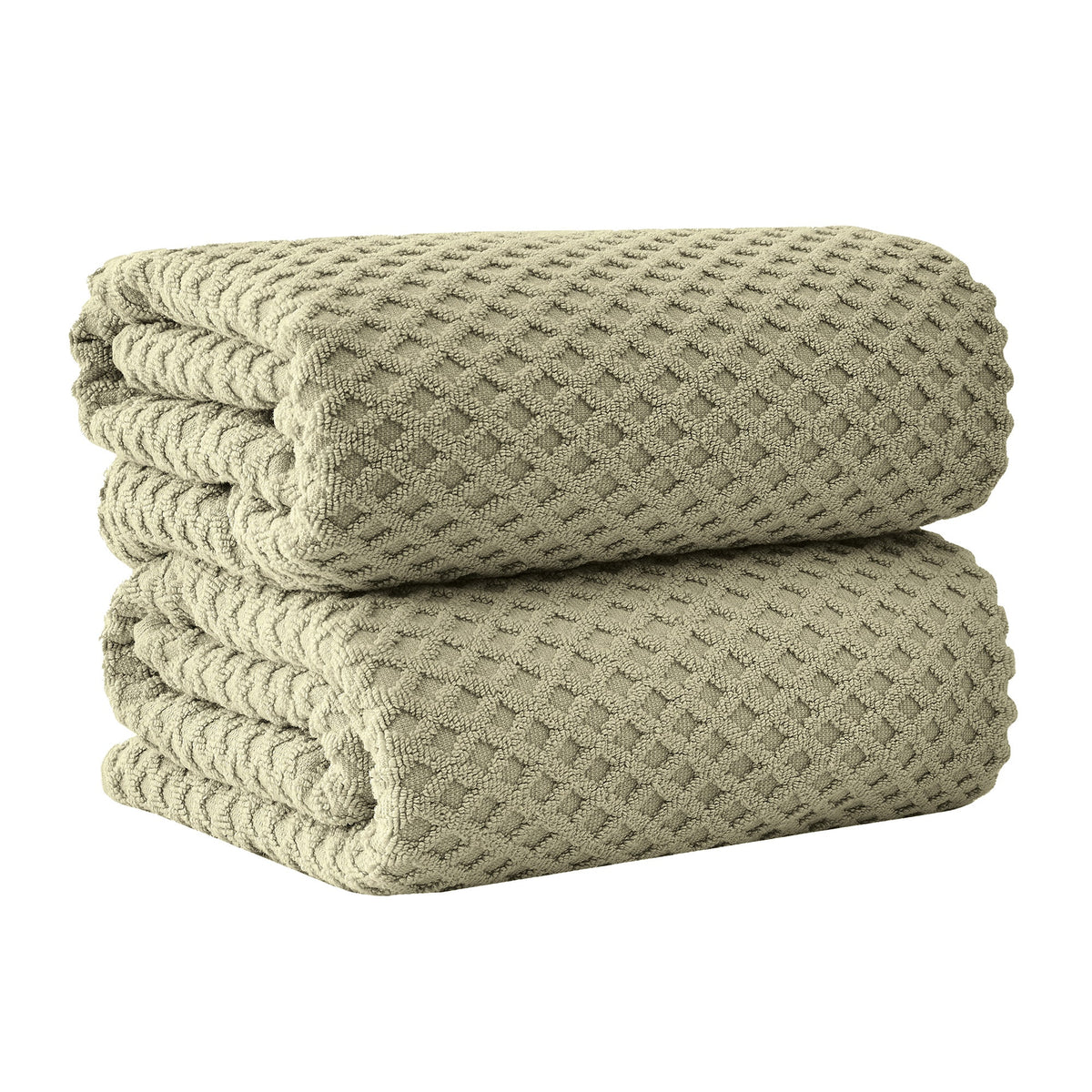 Grayson Cotton Diamond Waffle Towel Collection