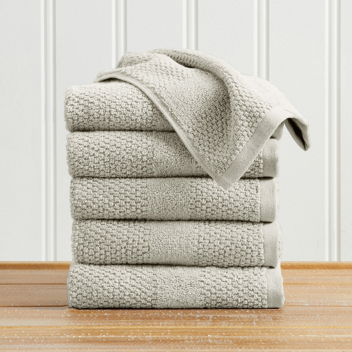 Marbella Textured Cotton Bath Towel Collection