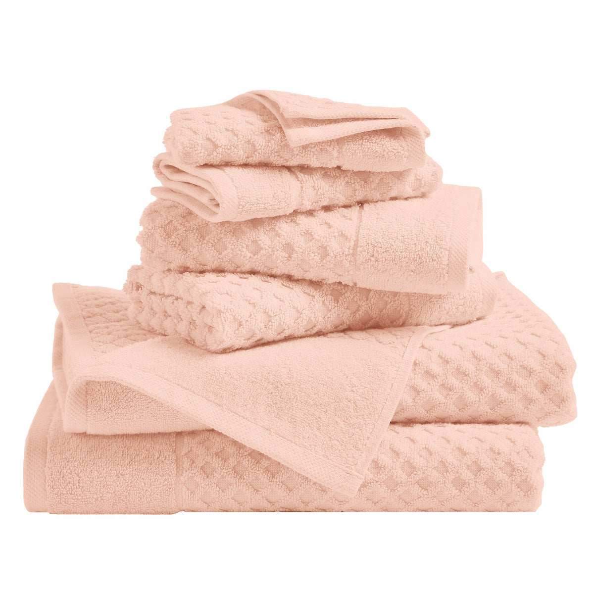 Grayson Cotton Diamond Waffle Towel Collection