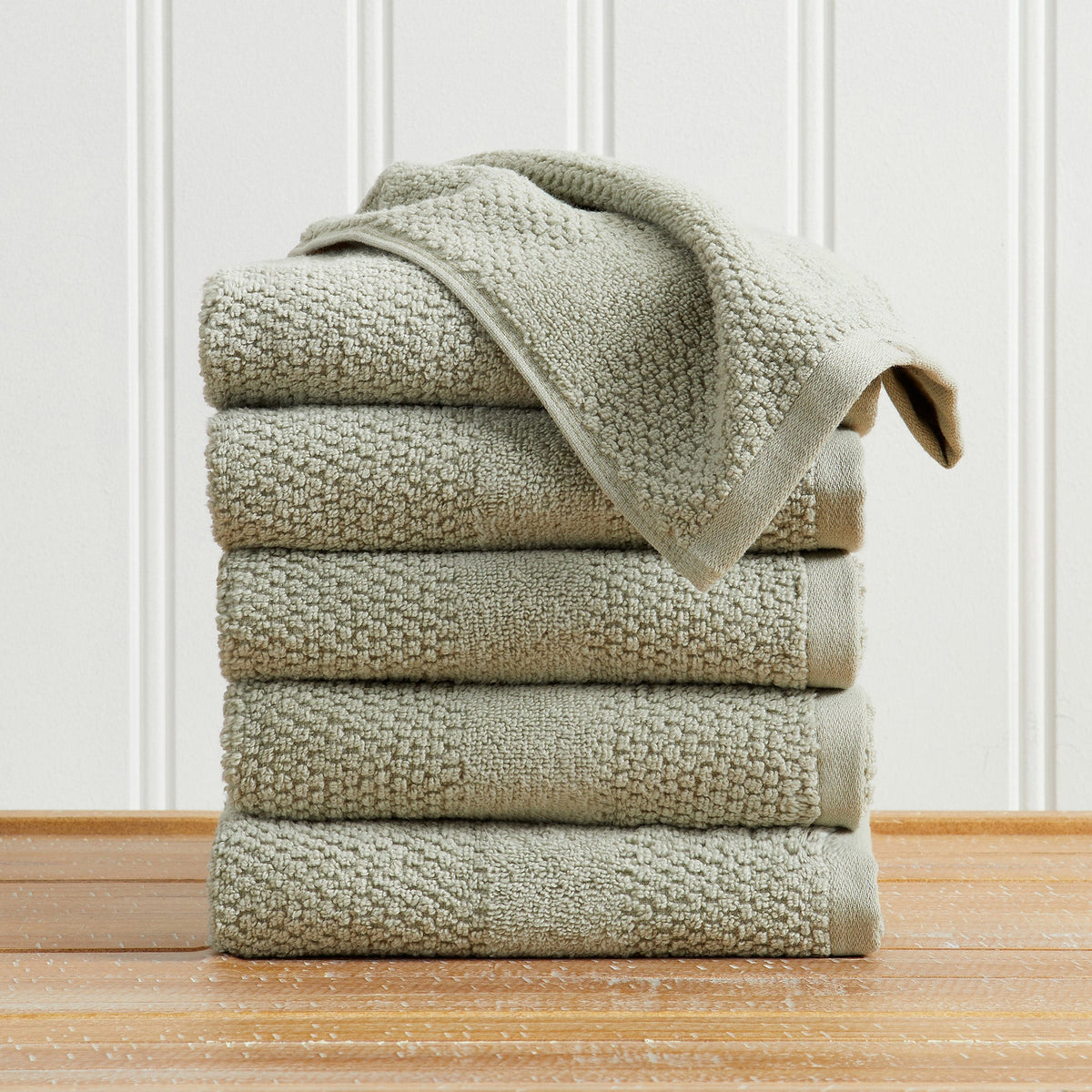 Marbella Textured Cotton Bath Towel Collection