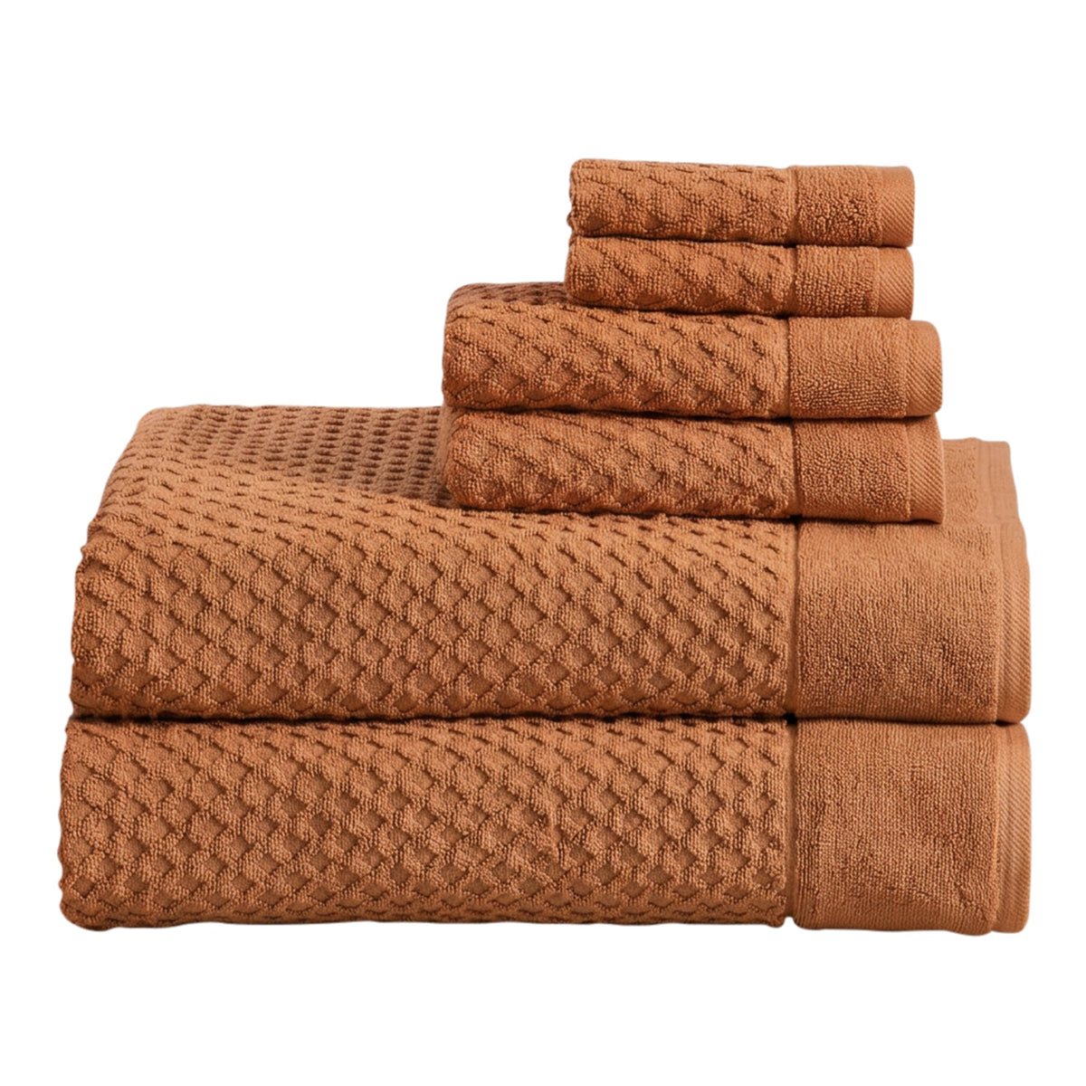 Grayson Cotton Diamond Waffle Towel Collection