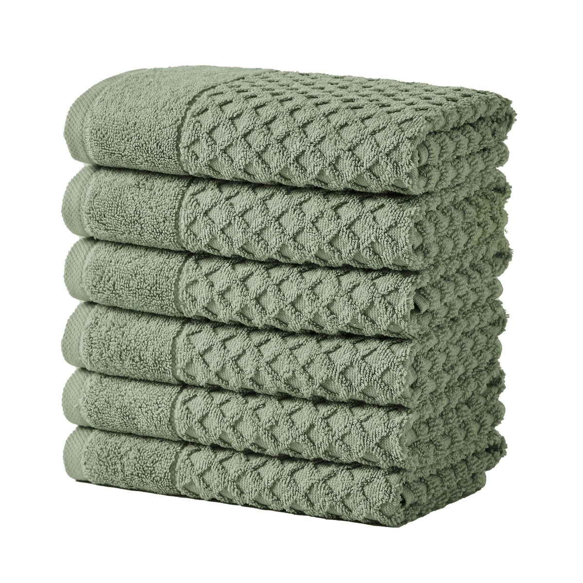 Grayson Cotton Diamond Waffle Towel Collection