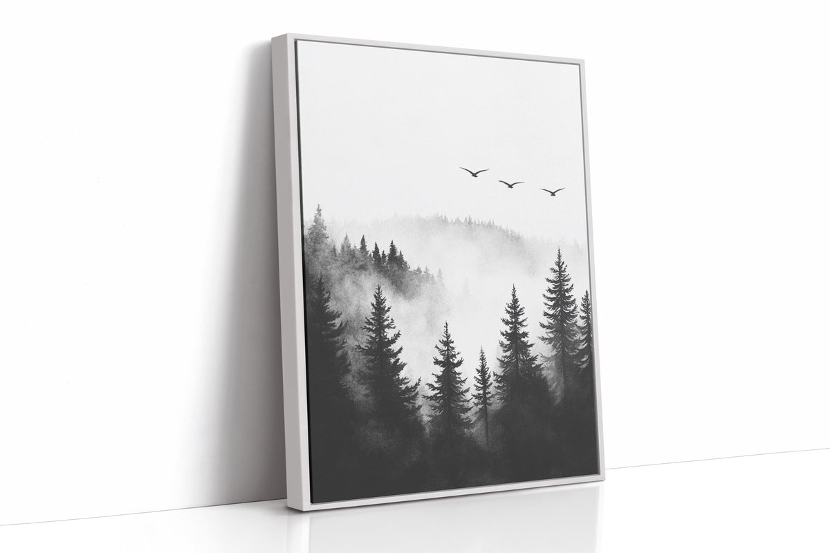 Misty Woodland Reverie