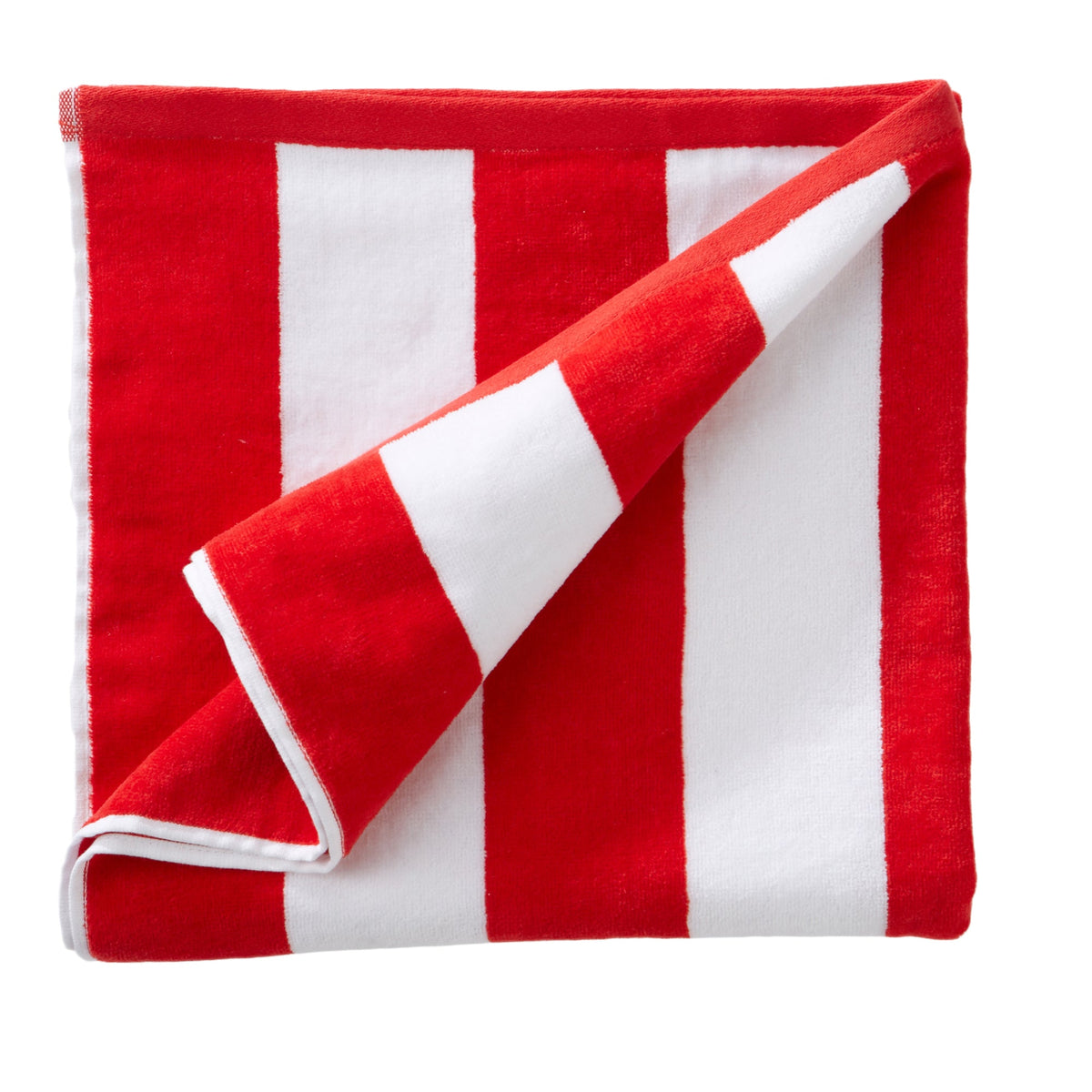 Novia Cotton Velour Cabana Stripe Beach Towels