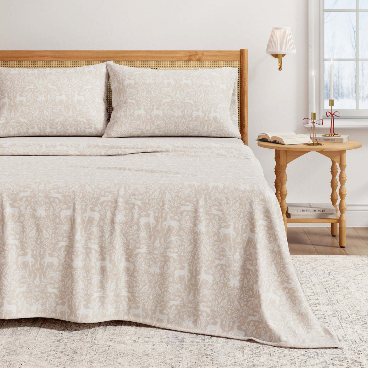 Turkish Cotton Flannel Sheet Set — Elevated Holiday Collection