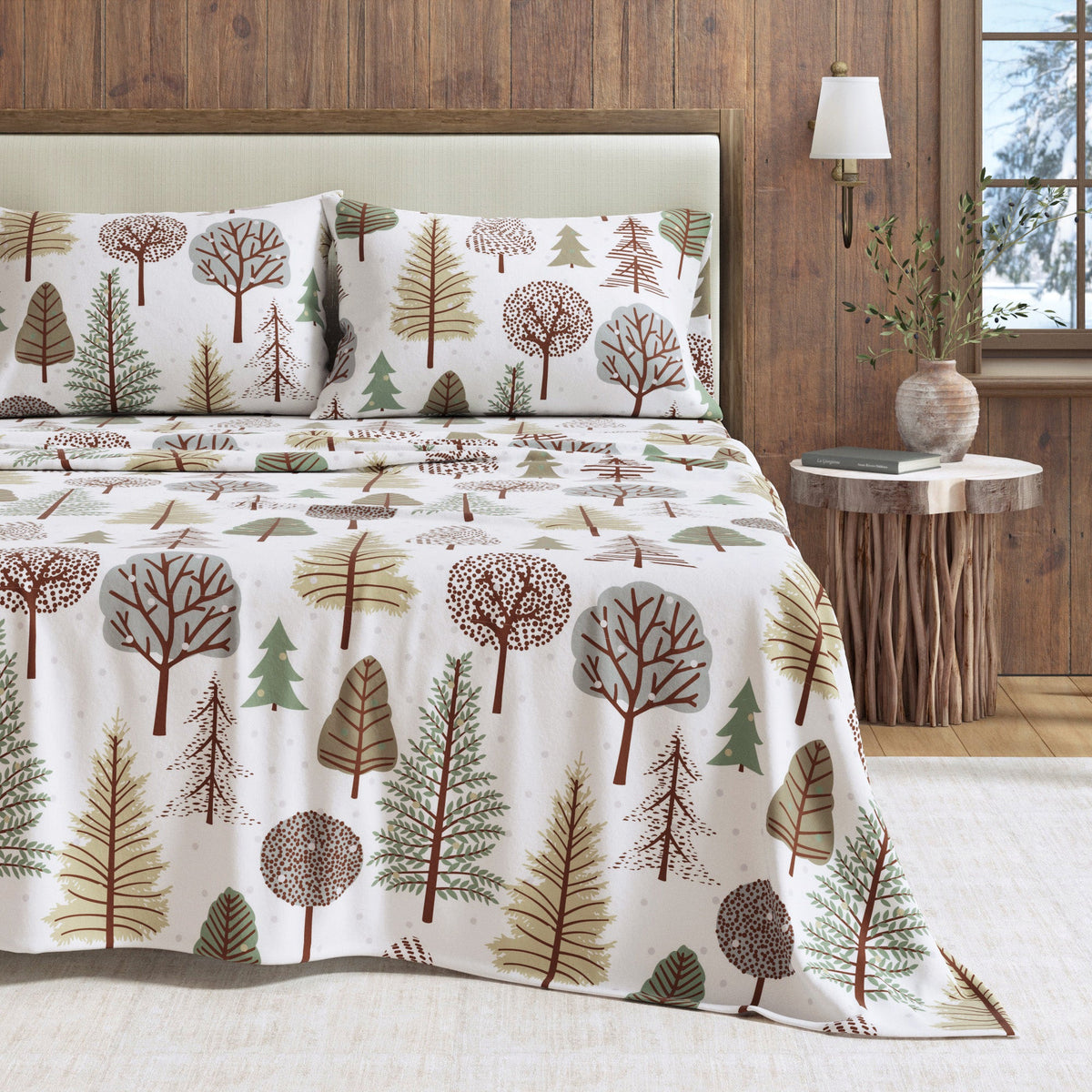 Stratton Turkish Cotton Winter Flannel Sheet Set