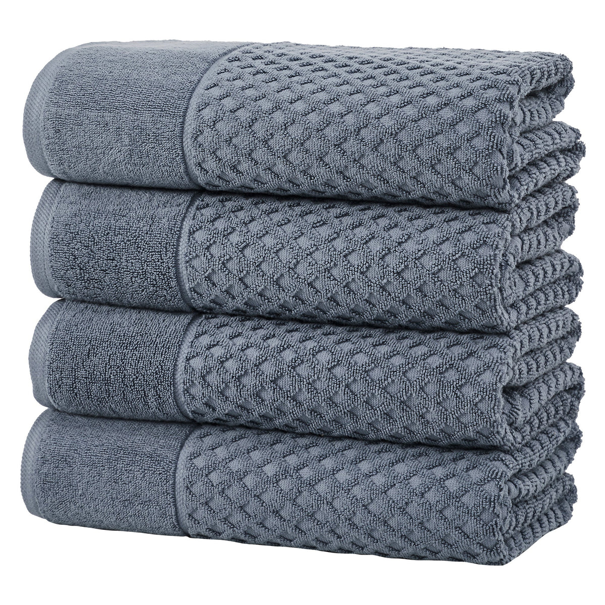 Grayson Cotton Diamond Waffle Towel Collection
