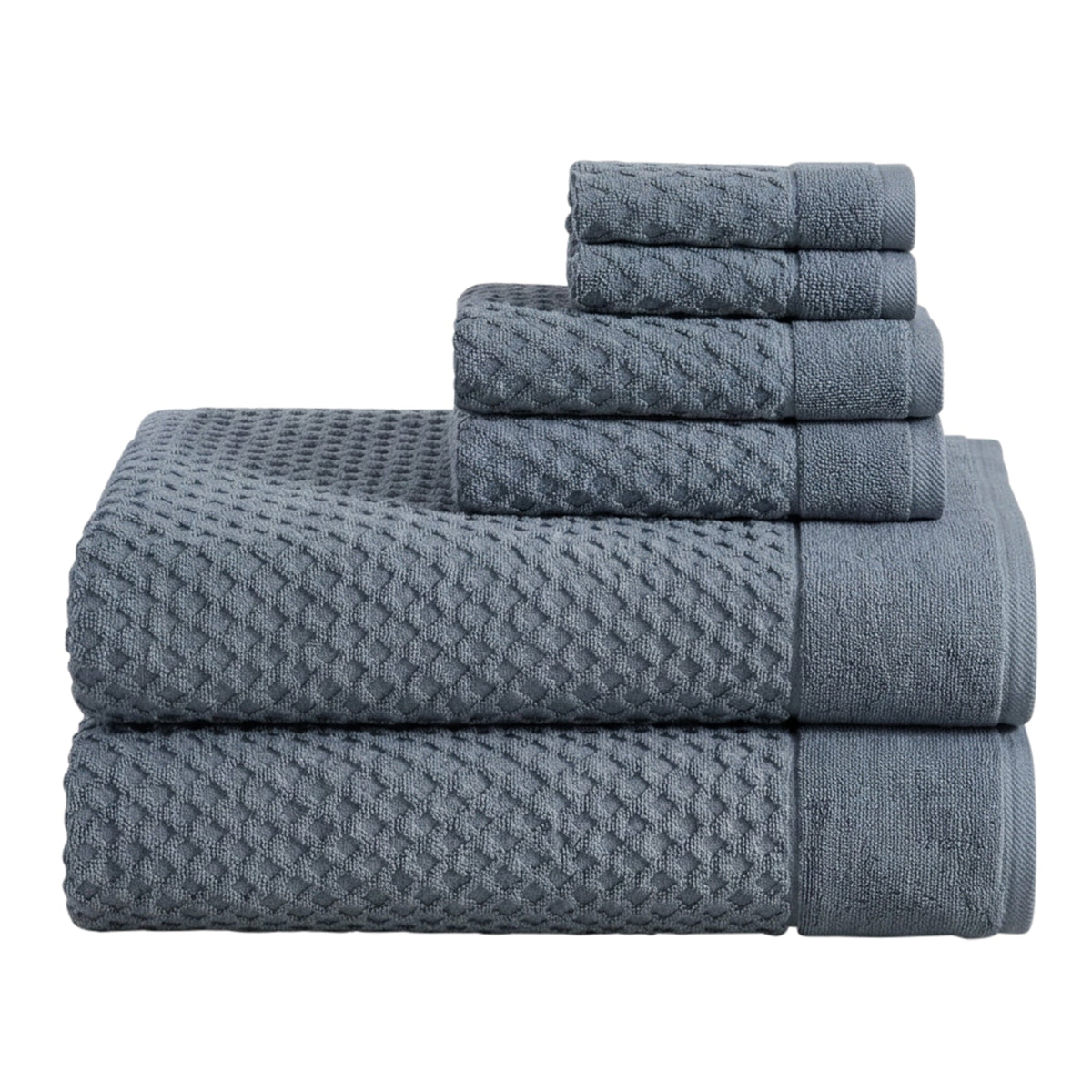Grayson Cotton Diamond Waffle Towel Collection