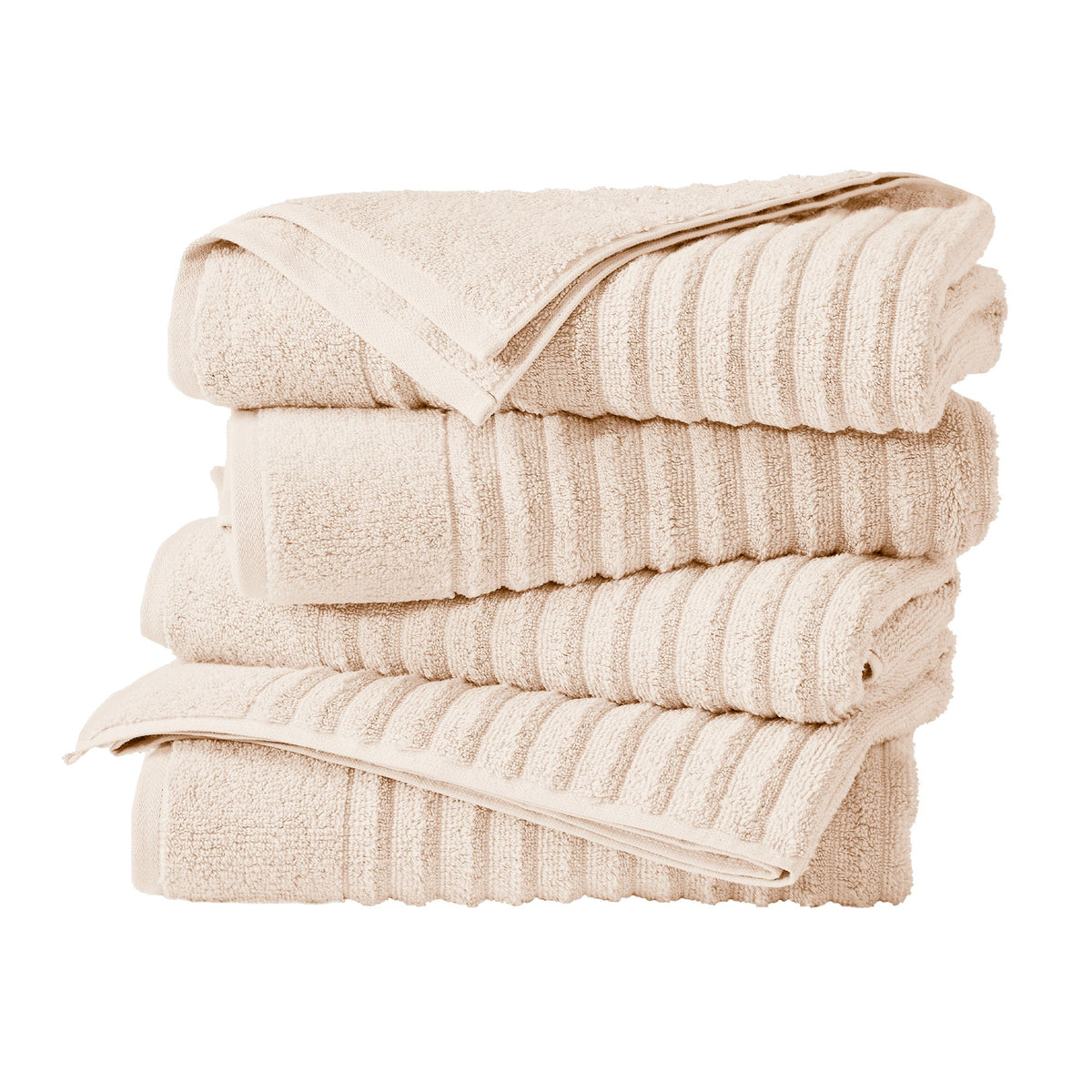 Karina Ribbed Combed Cotton Towel Collection