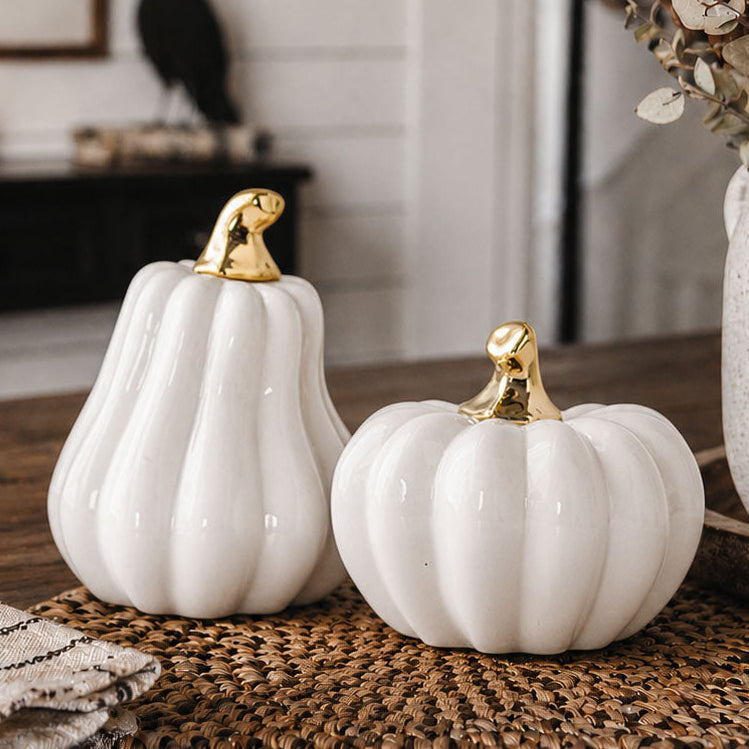 White Luxe Pumpkin