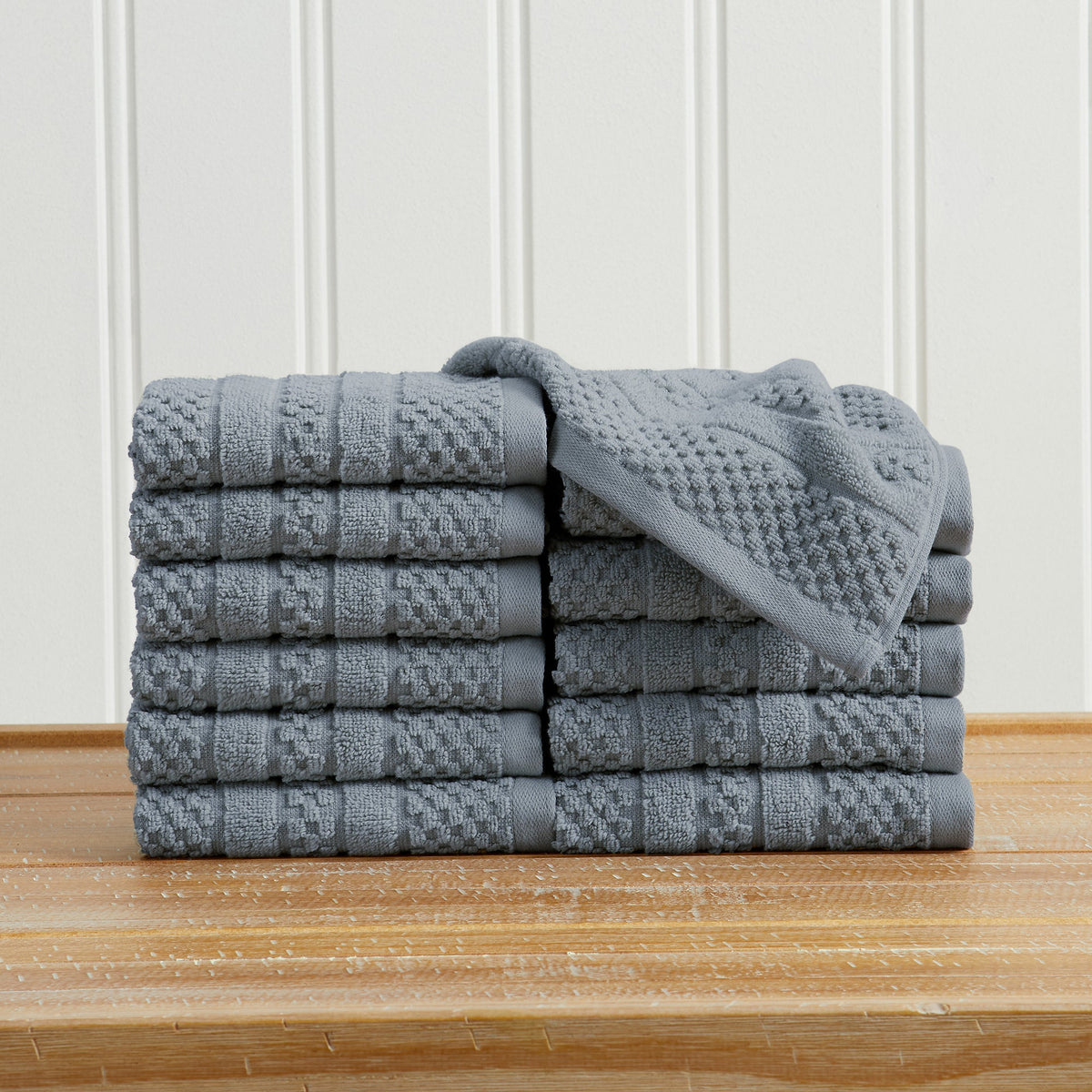 Giuliana Cotton Checkered Jacquard Towel Collection