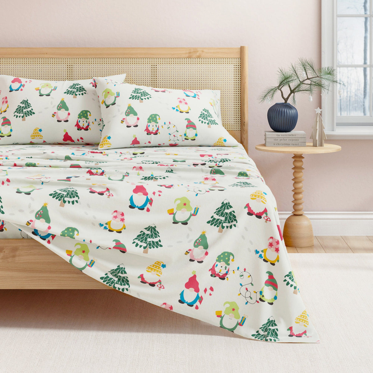 Whittaker Turkish Cotton Christmas Flannel Sheet Set