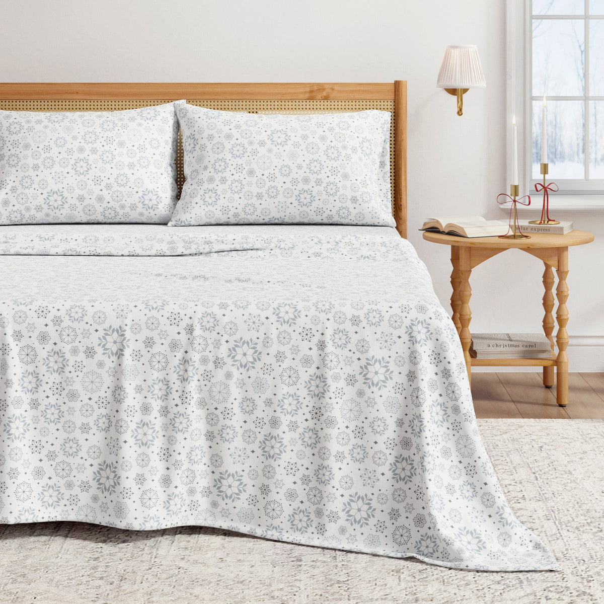Stratton Turkish Cotton Winter Flannel Sheet Set