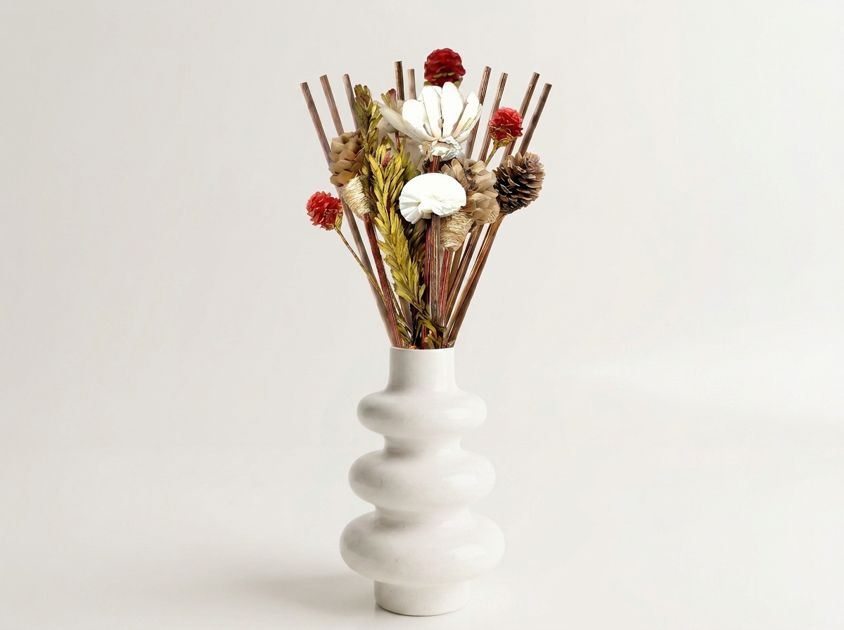 Stacked bubble reed diffuser set