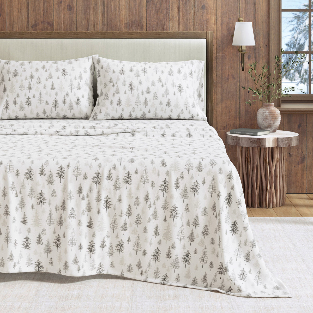 Stratton Turkish Cotton Winter Flannel Sheet Set