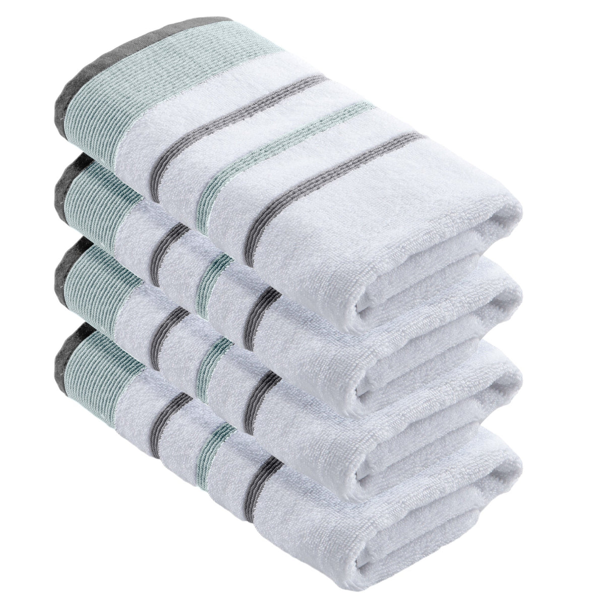 Noelle Decorative Stripe Cotton Towel Collection