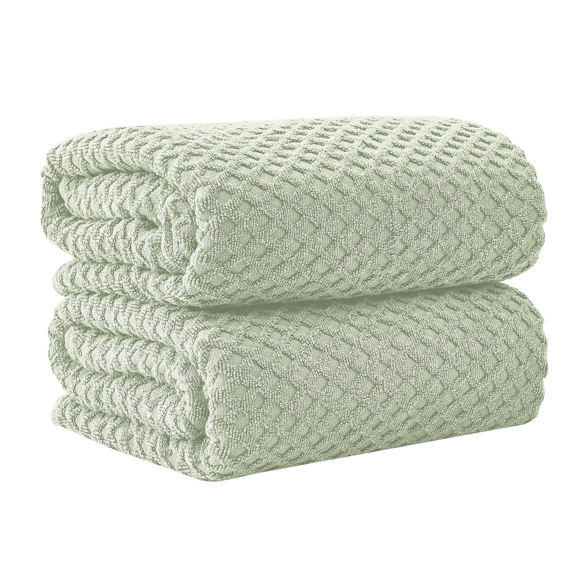 Grayson Cotton Diamond Waffle Towel Collection