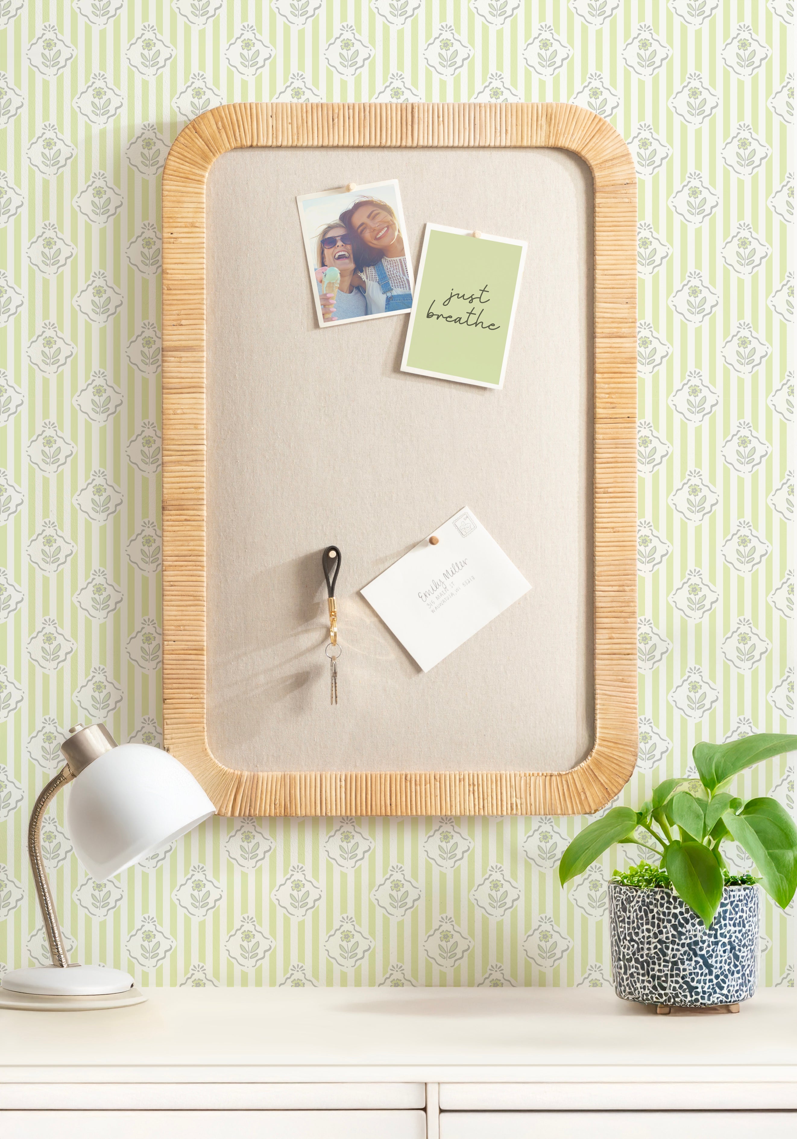 Rahfy Framed Fabric Pinboard – alternate product view