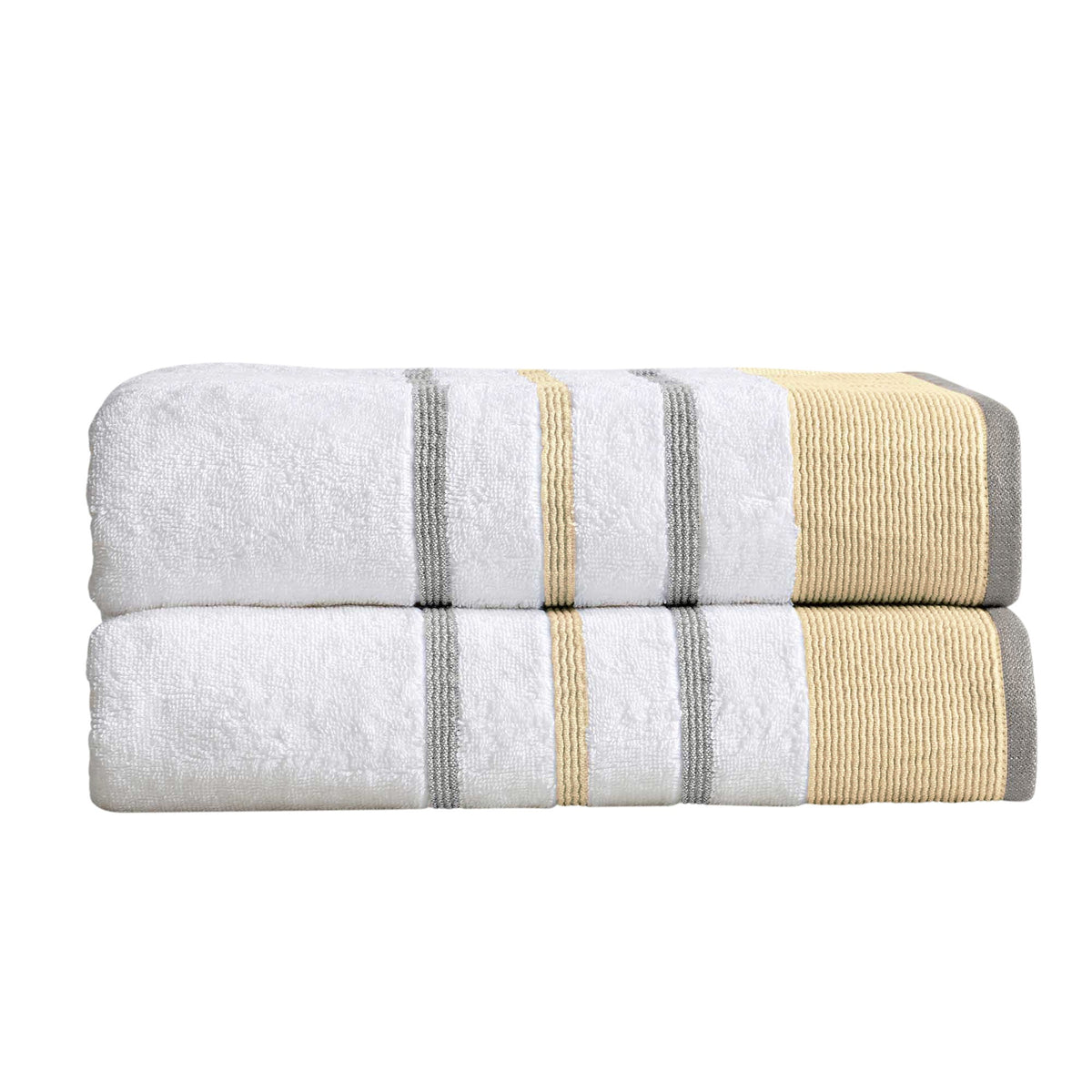 Noelle Decorative Stripe Cotton Towel Collection