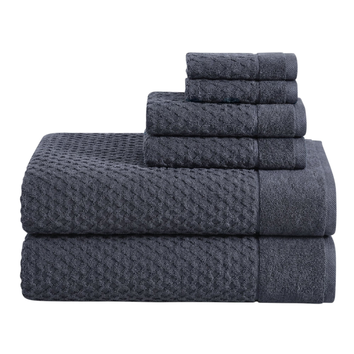 Grayson Cotton Diamond Waffle Towel Collection