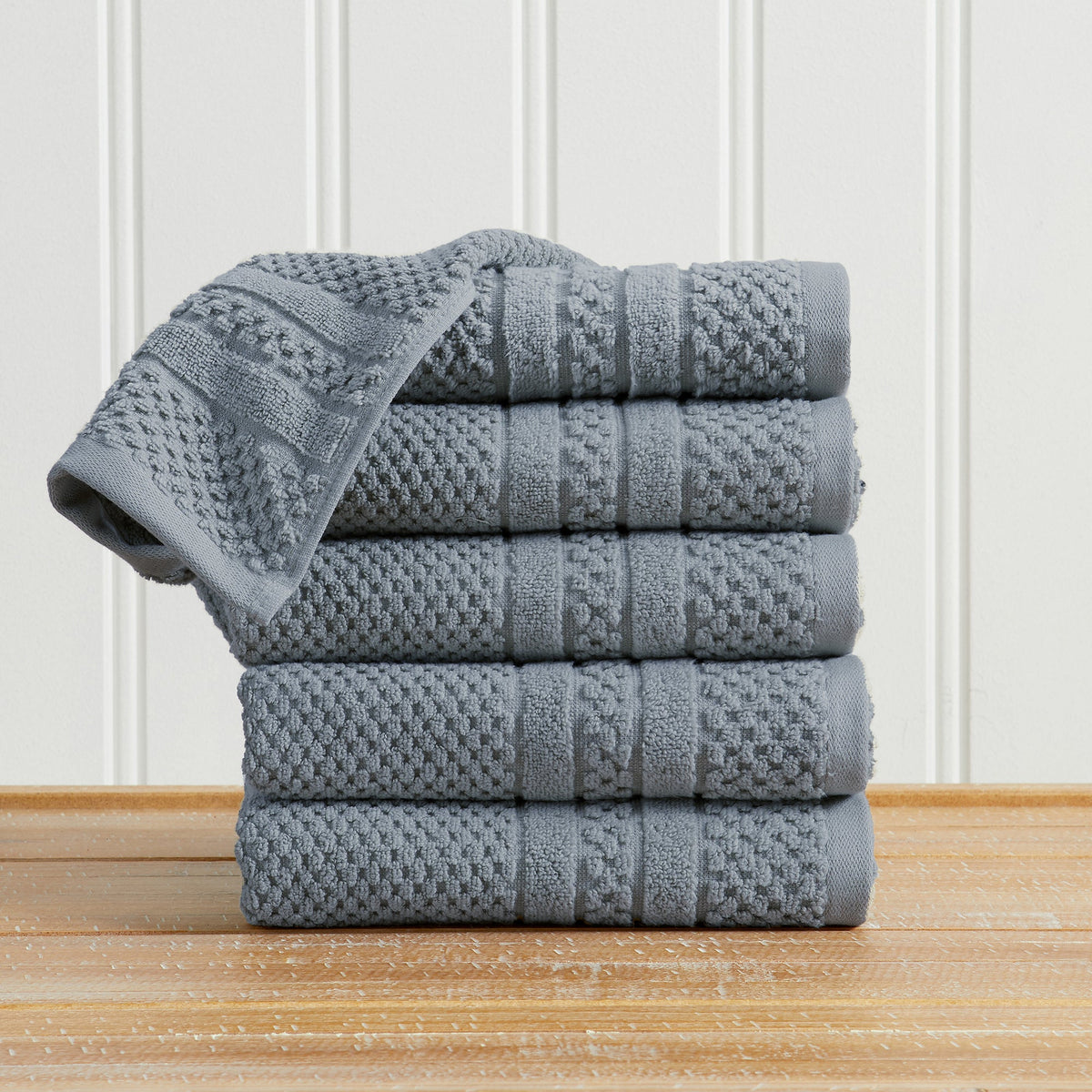 Giuliana Cotton Checkered Jacquard Towel Collection