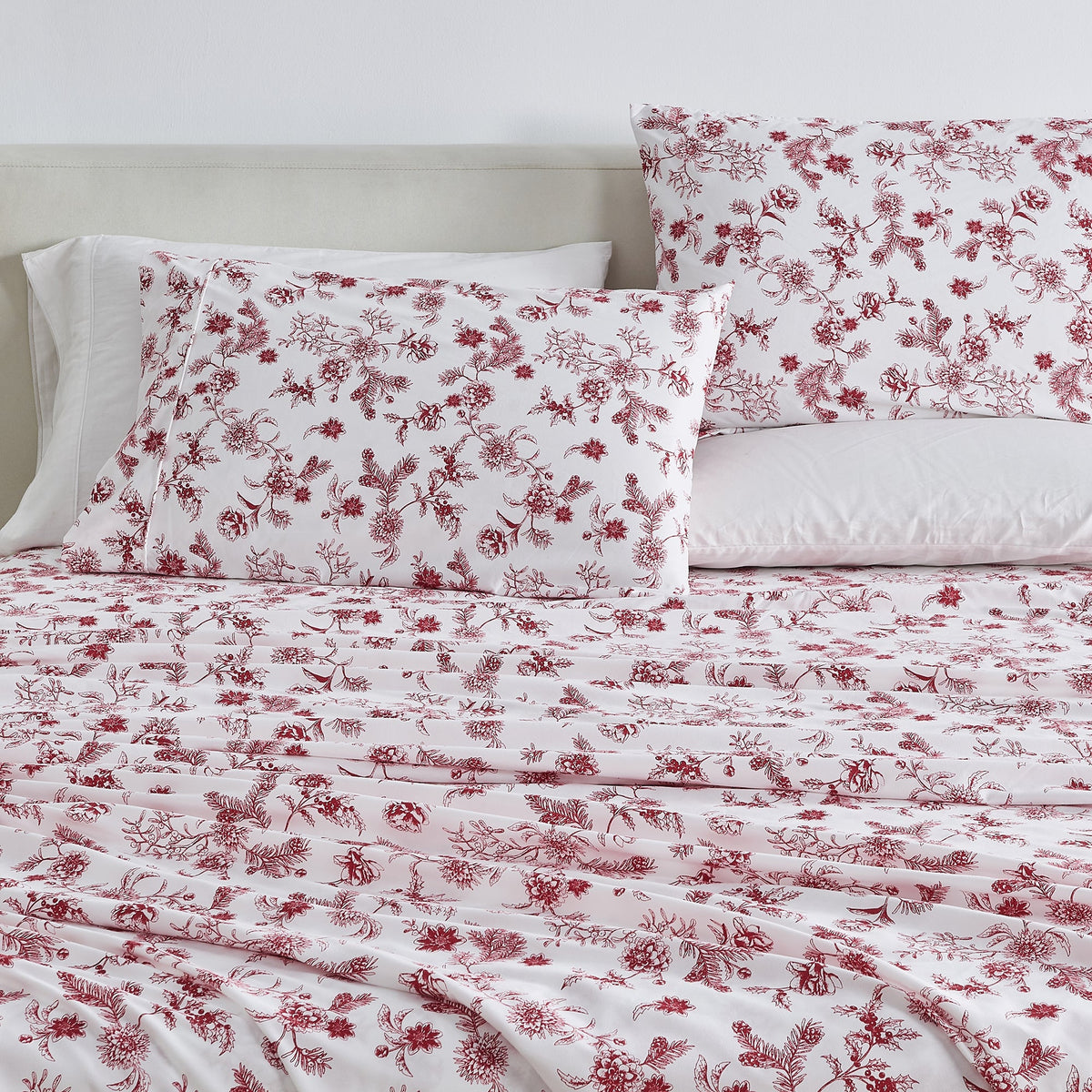 Delia Watercolor Floral Sheet Set