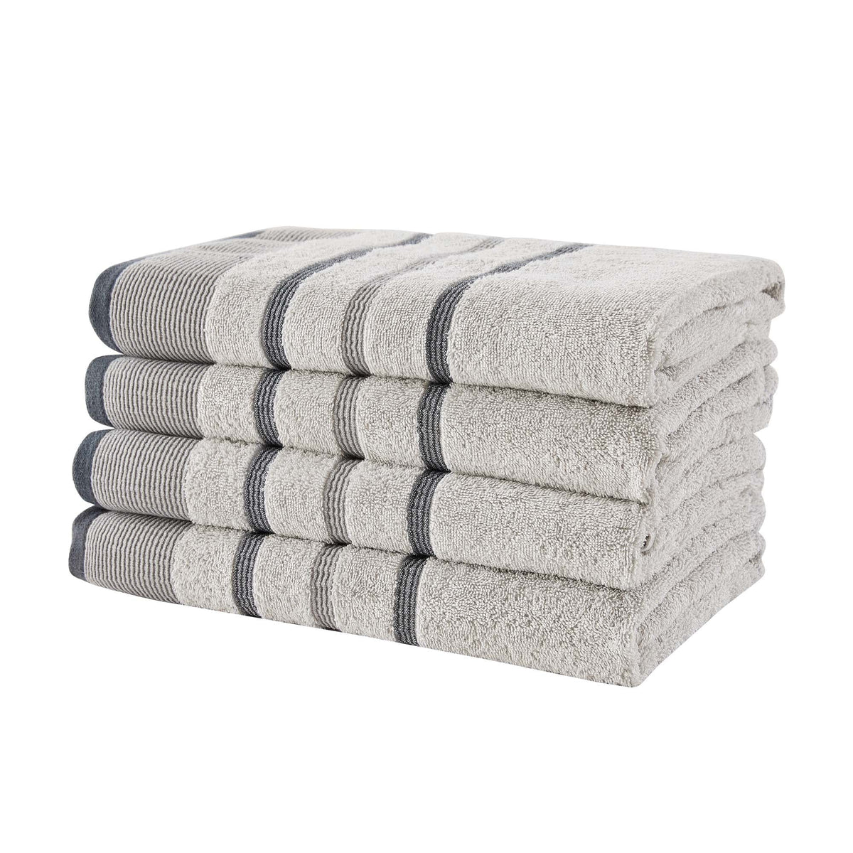 Noelle Decorative Stripe Cotton Towel Collection